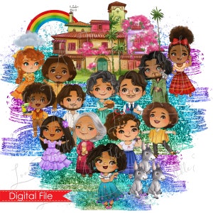 Encanto Digital Design PNG for sublimation-Maribel madrigal PNG-Encanto design for sublimation & DIY projects-Not Individual Characters