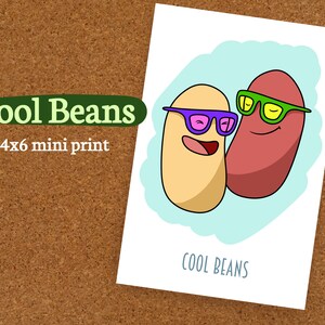 Cool Beans Mini Art Print