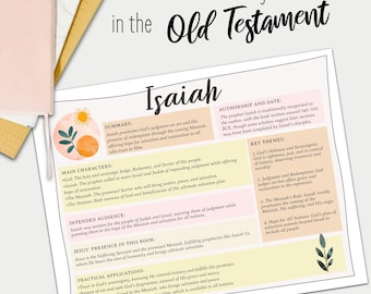 Printable Bible Summaries, Fold-Out Bible Book Summaries, Old Testament, Christian Journaling, Bible Printables, Christian Printables