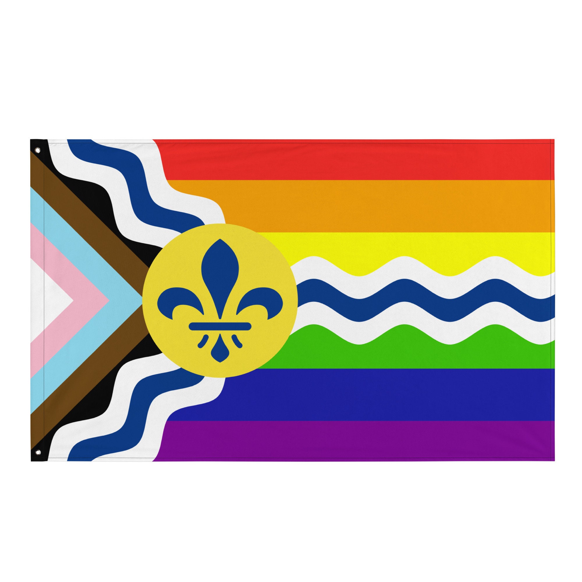 Saint St. Louis STL Flag Pullover Hoodie