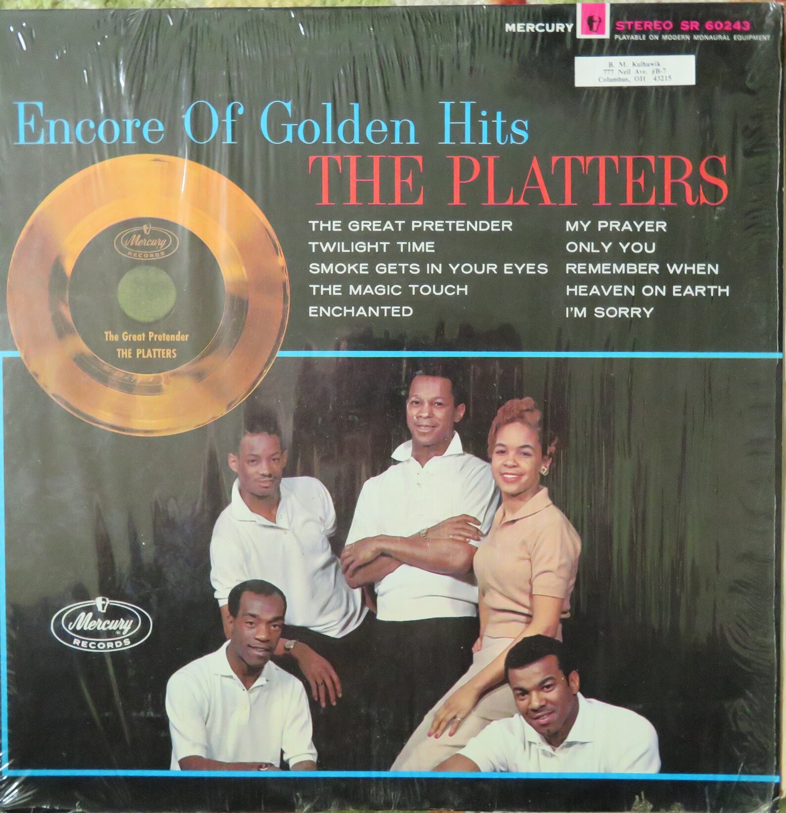 The Platters Vinyl Record Encore of Golden Hits' Etsy