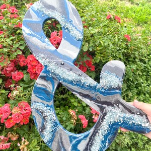 18 inch Resin and Wood Letter or Number, & and Symbol, Decor, Decoration, Custom Made to Order- MESSAGE ME FIRST.