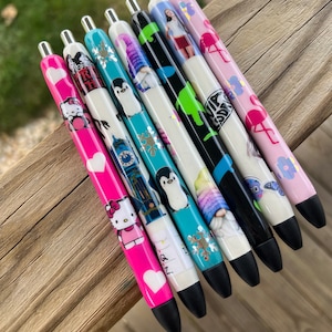 Epoxy Glitter Pens, Refillable InkJoy Pens Gel Pens- Custom Made to Order, Pick your Colors and Design
