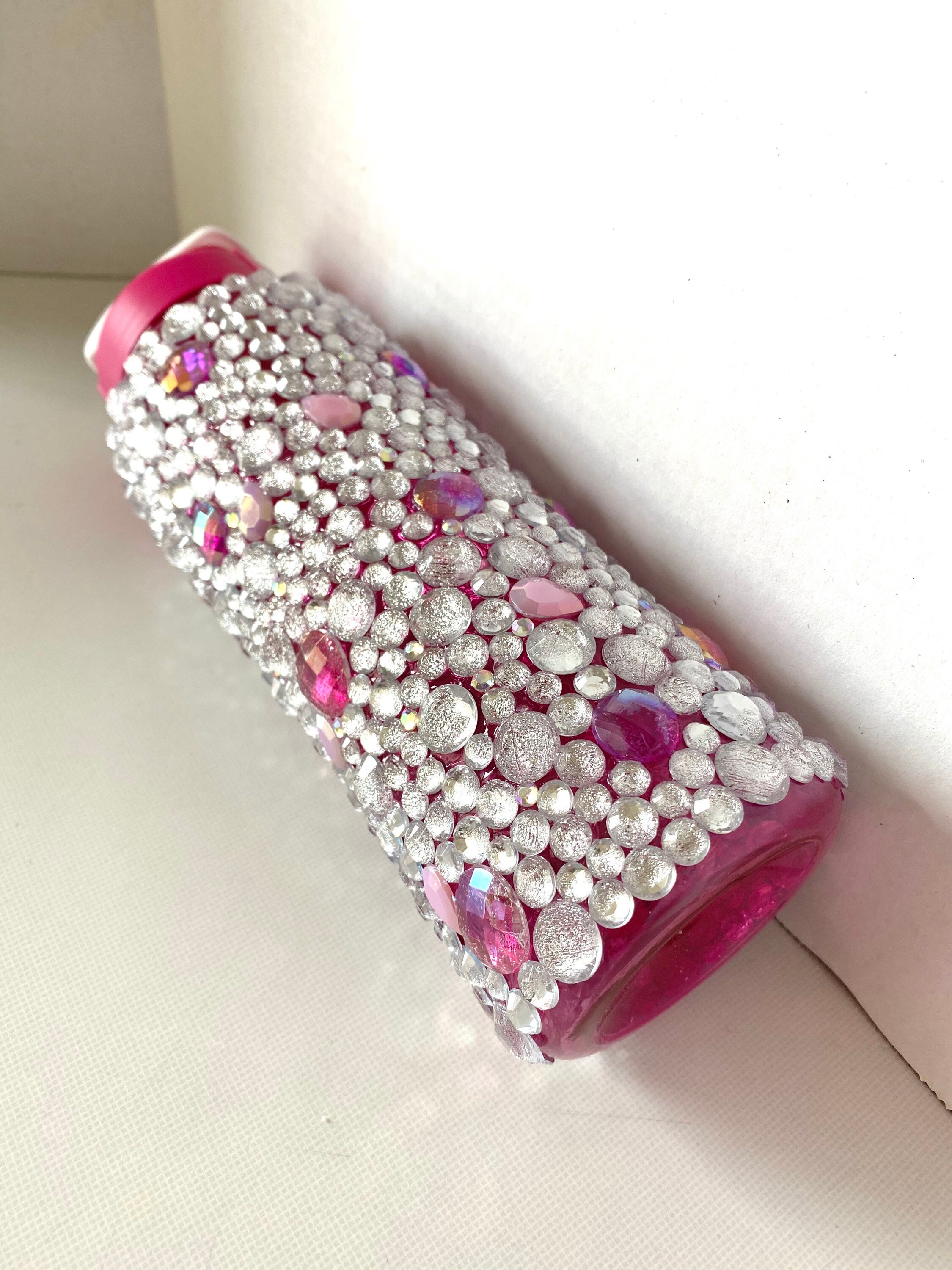 Sparkly Bling Rhinestone Water Bottle Custom Water Bottle Etsy