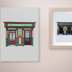 即時印刷用のカスタム建築図面、店頭スケッチ、カスタムショップ図面、写真からの絵画、クリスマスギフト、パーソナライズされたギフト