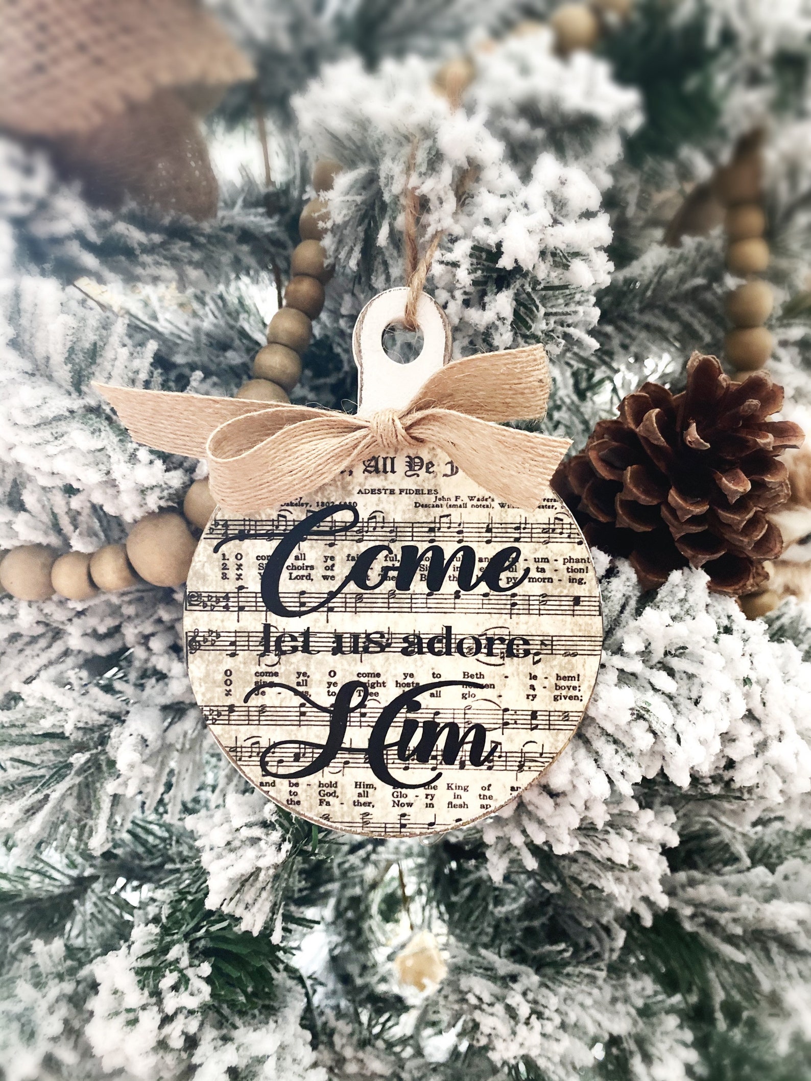 Christian Ornaments Christmas Ornament Handmade Christmas Etsy