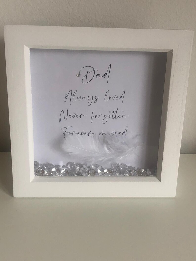 Memorial Frame in Loving Memory. Dad Memorial Frameadd Any Etsy UK
