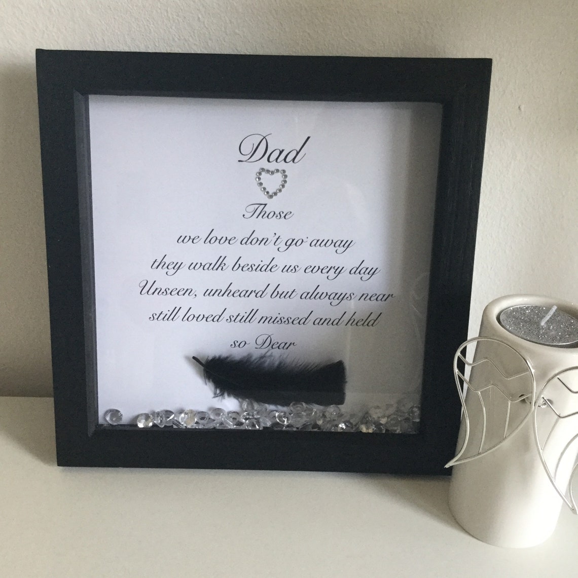 Dad memorial frame In loving memoryDad tribute bereavement Etsy