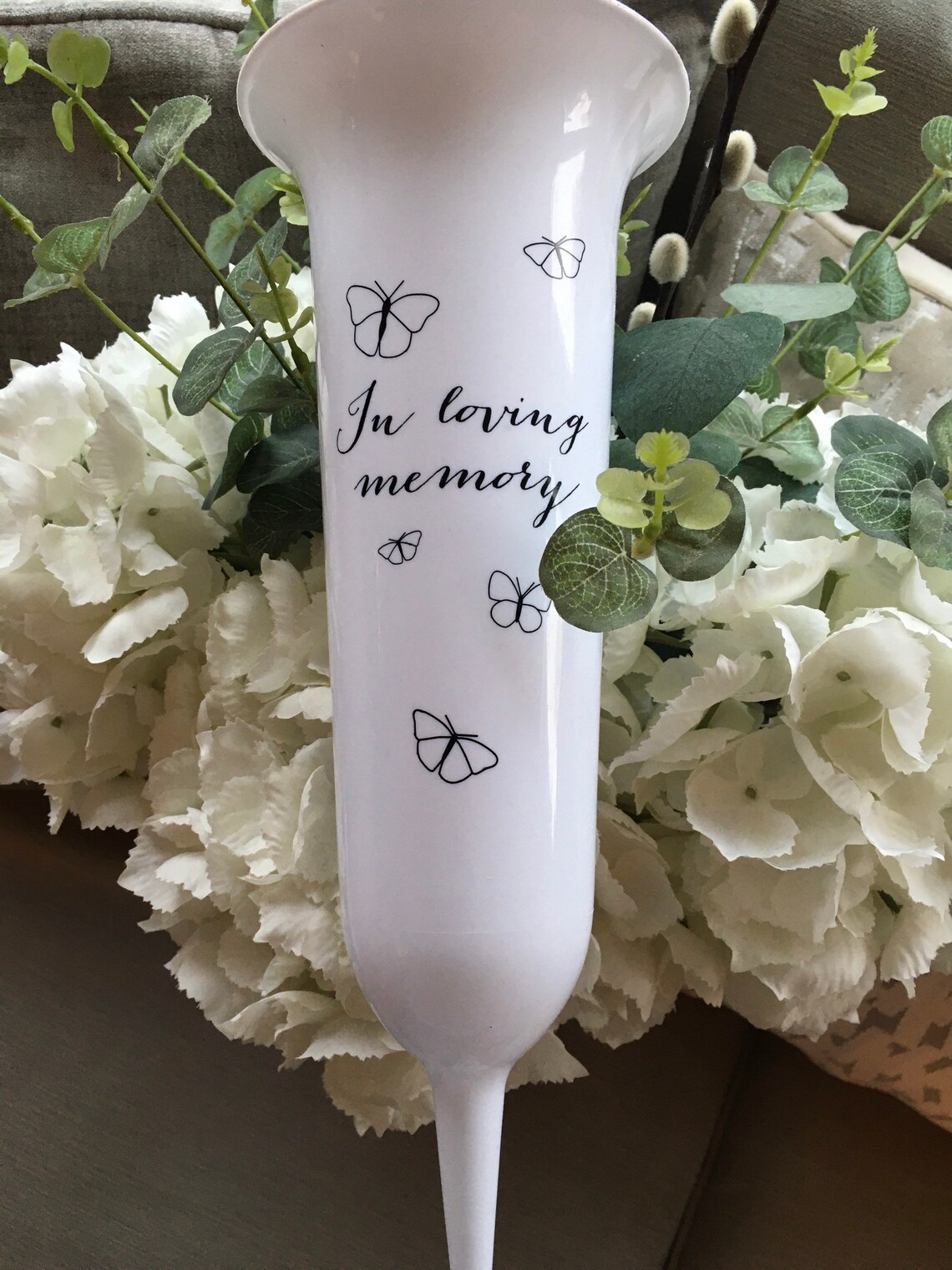 Graveside Vase Memorial Vase for Fathers Dayvase for Etsy UK