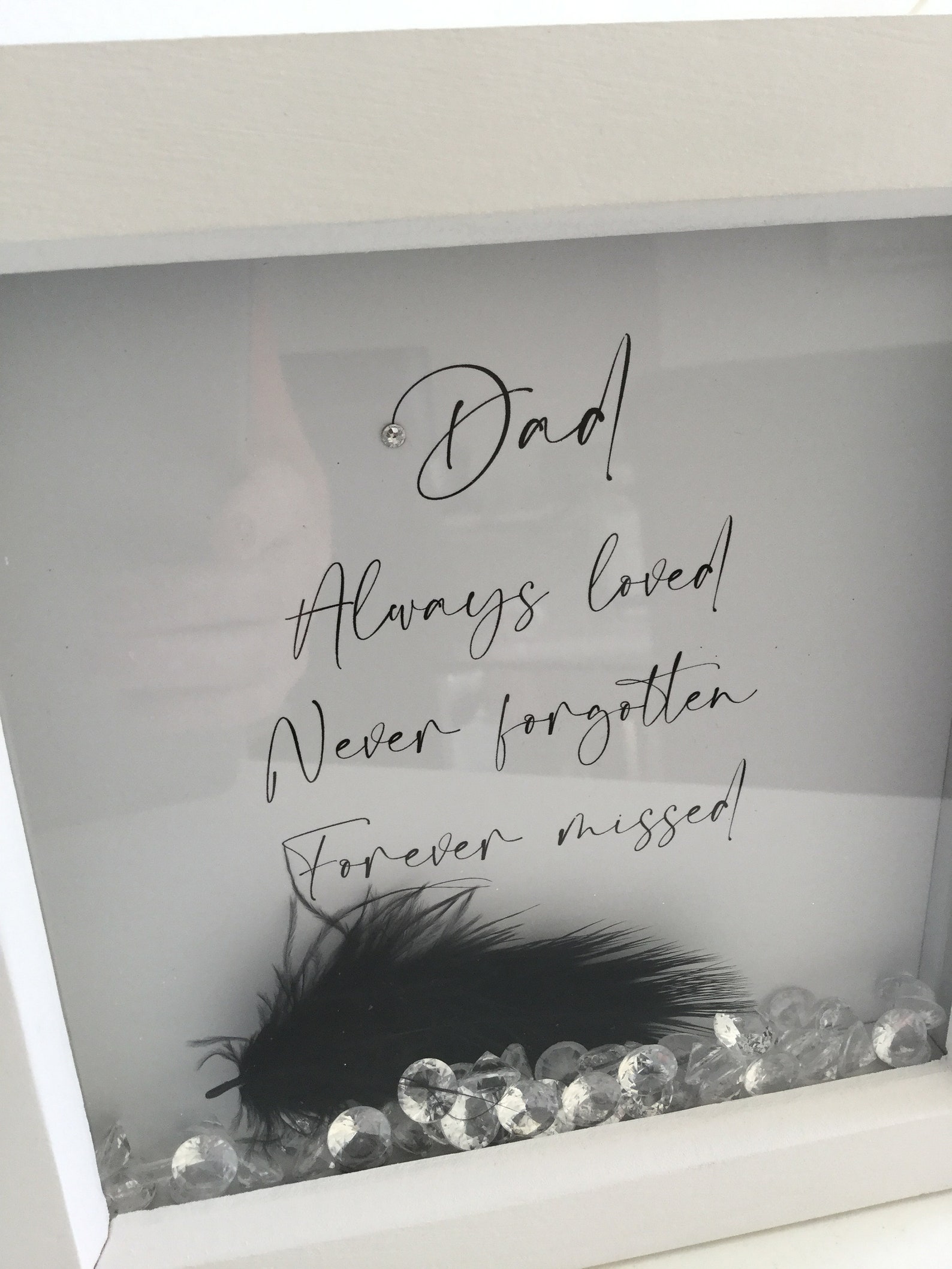 Memorial Frame in Loving Memory. Dad Memorial Frameadd Any Etsy