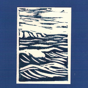 Klappkarte  Ostsee-Wellen