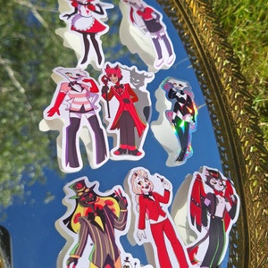 3 inch Hazbin Hotel Stickers