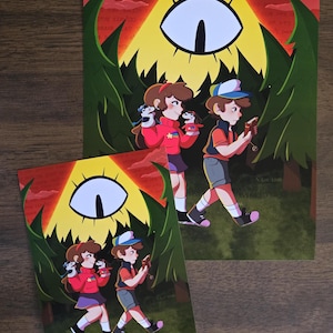 Dipper och Mabel-tryck