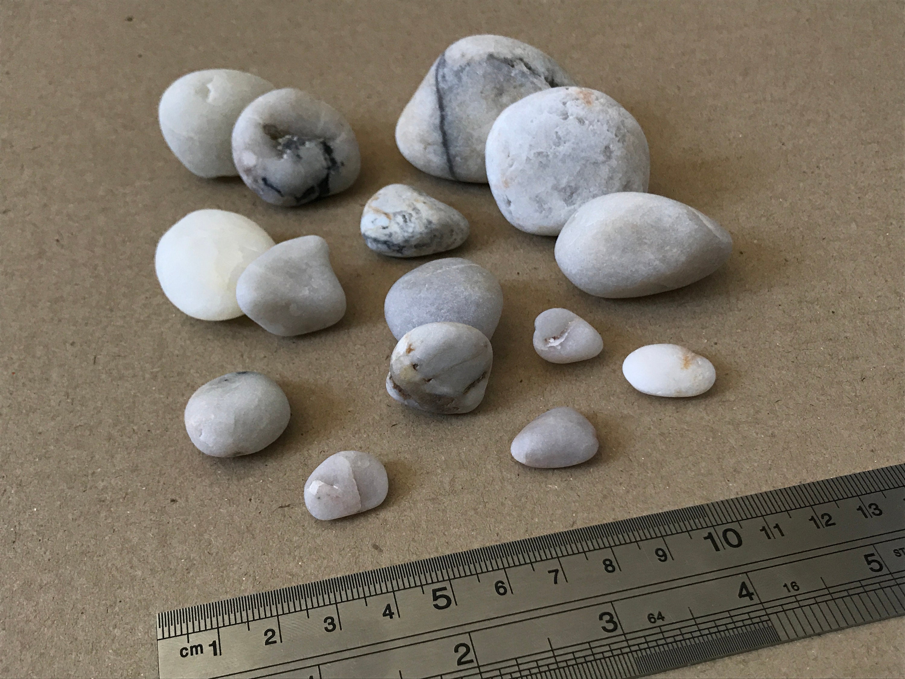 White Beach Stones 15pcs Aquarium Rocks Fish Tank Sea Etsy