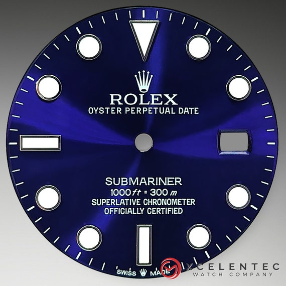 custom rolex submariner dials