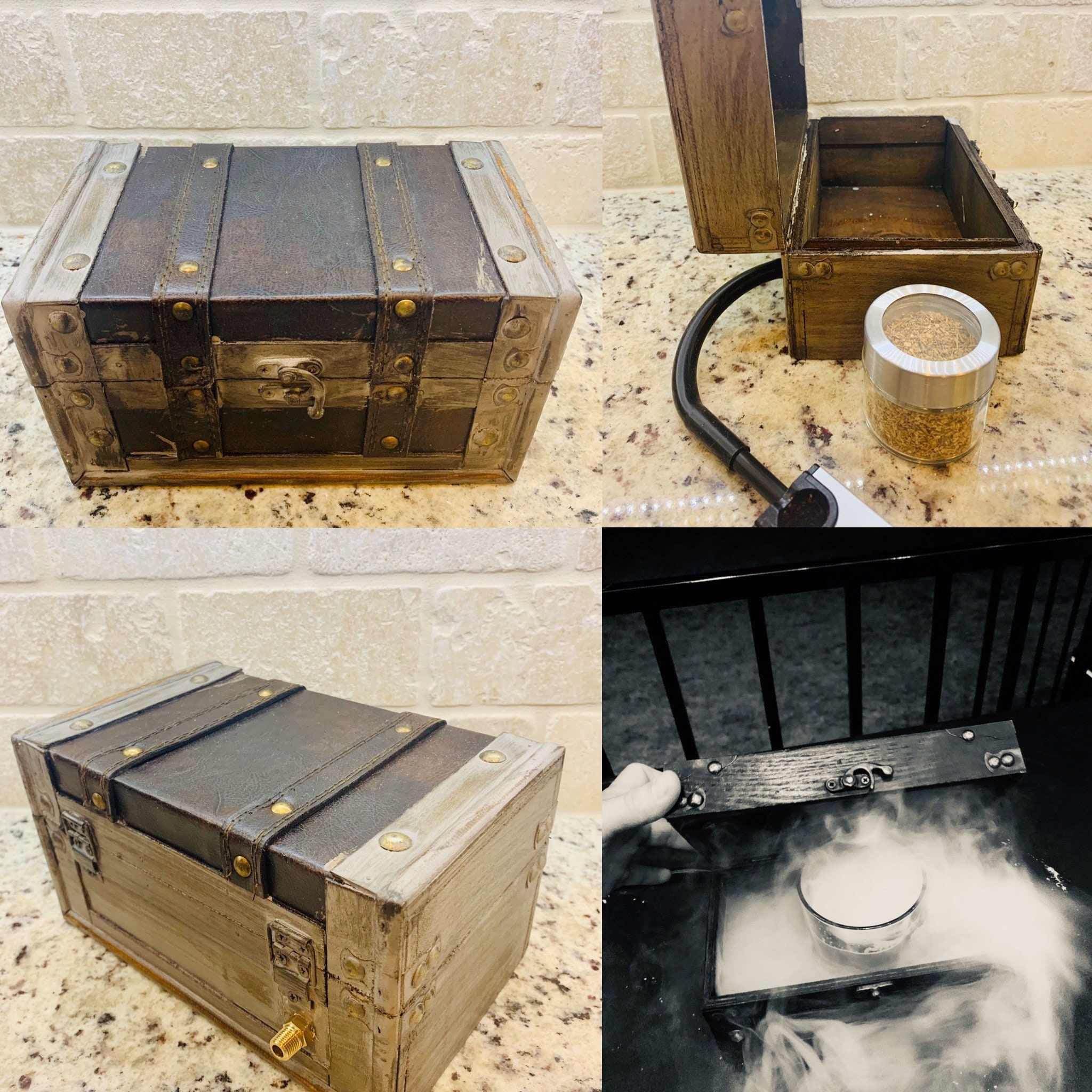 Cocktail Smoking Box Cocktail Smoking Kit Gift Set Gift Etsy