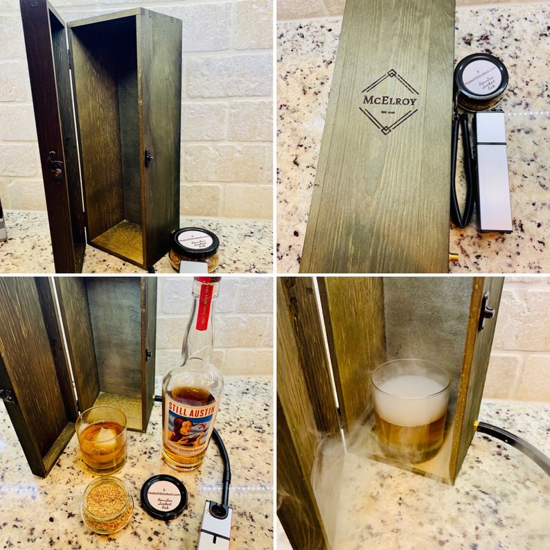 Cocktail Smoking Box Cocktail Smoking Kit Etsy