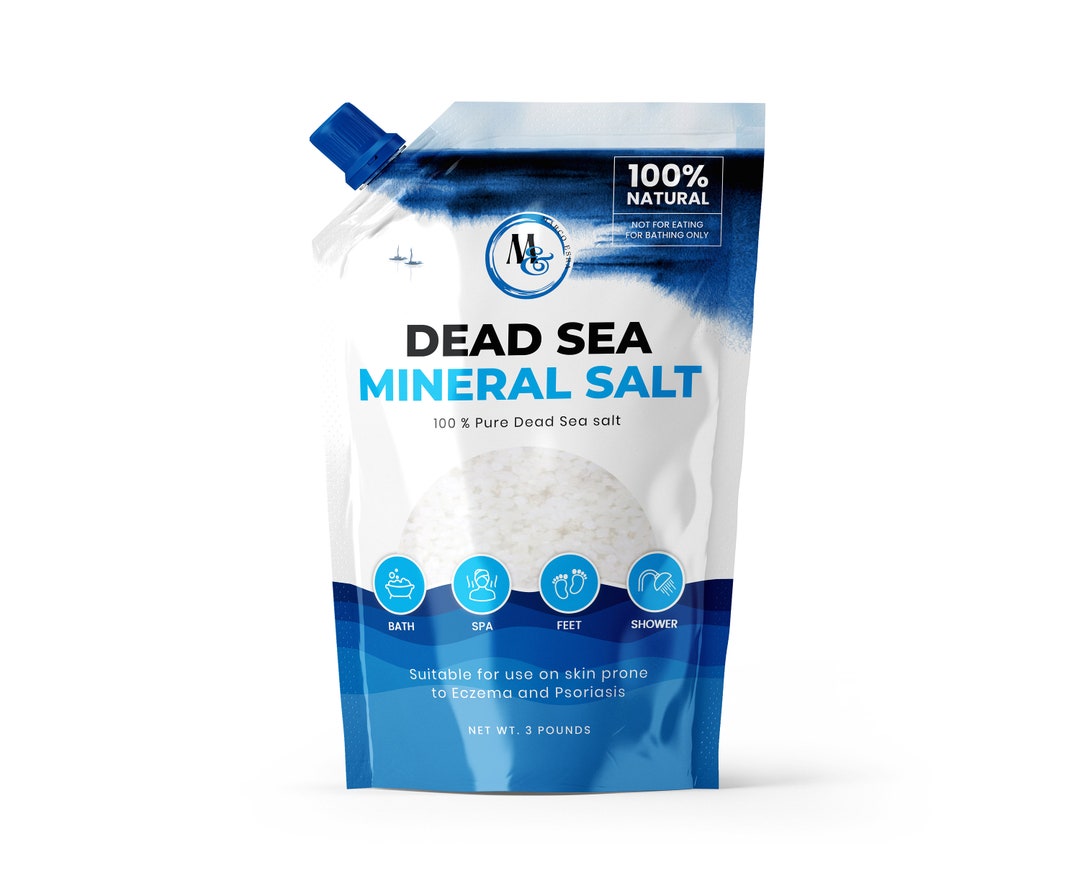 Dead Sea Salt Dead Sea Mineral Salt for Bath, Spa, Shower Pure and