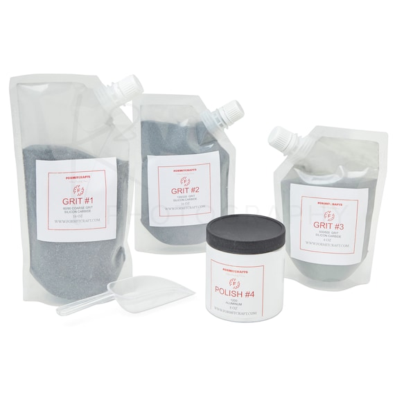 Rock Tumbler Grit Kit Etsy