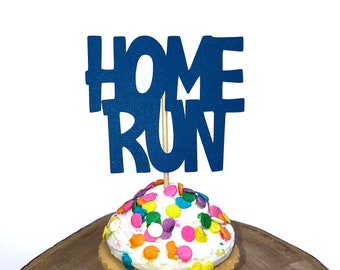 Home Run Cupcake Topper, 12 Cupcake Toppers, Softball Cupcake Topper, Baseball, Softball, Baseball Birthday Party, Softball Birthday Party