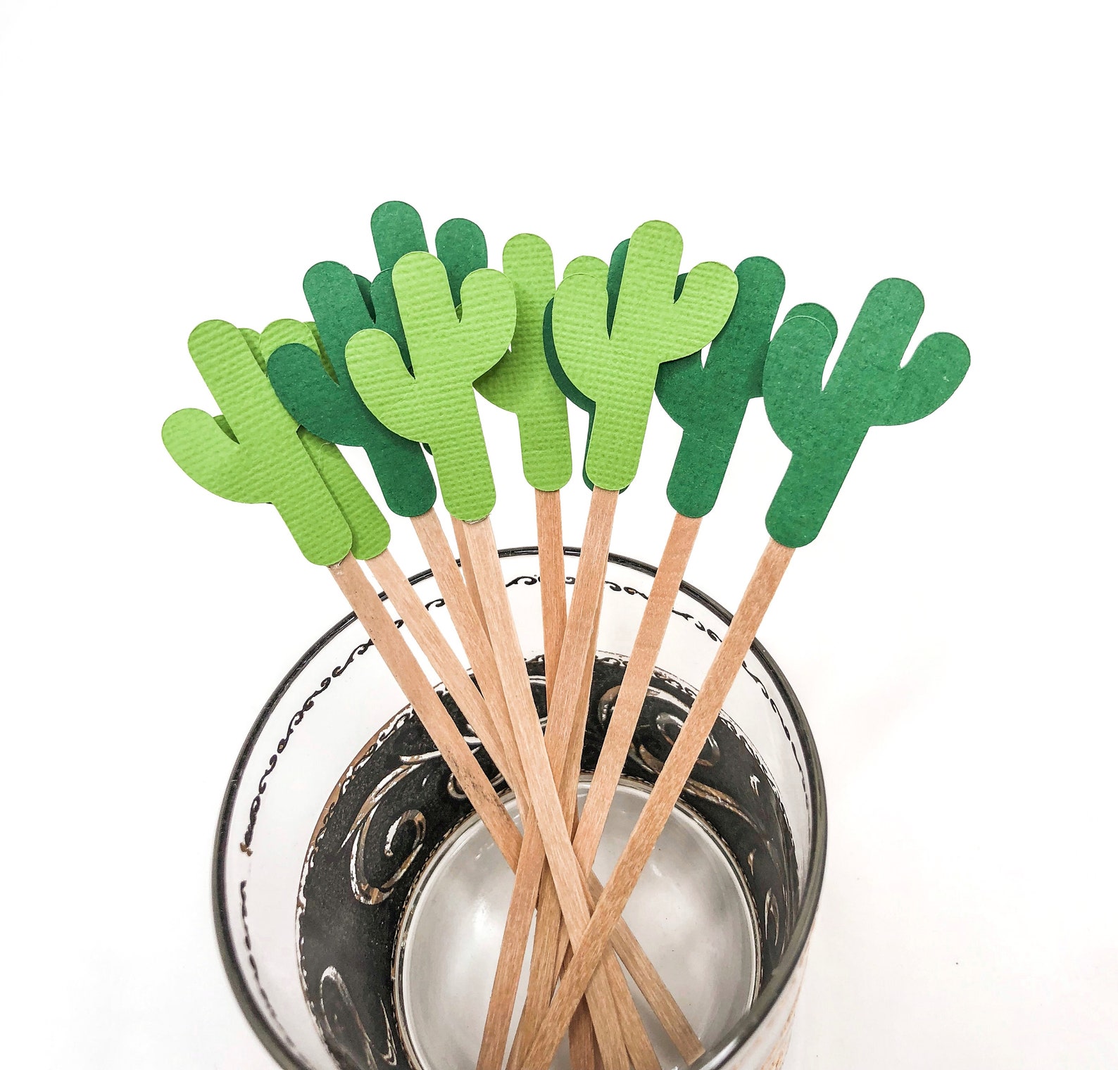 Cactus Stir Sticks Cactus Swizzle Sticks Fiesta Stir Sticks Etsy