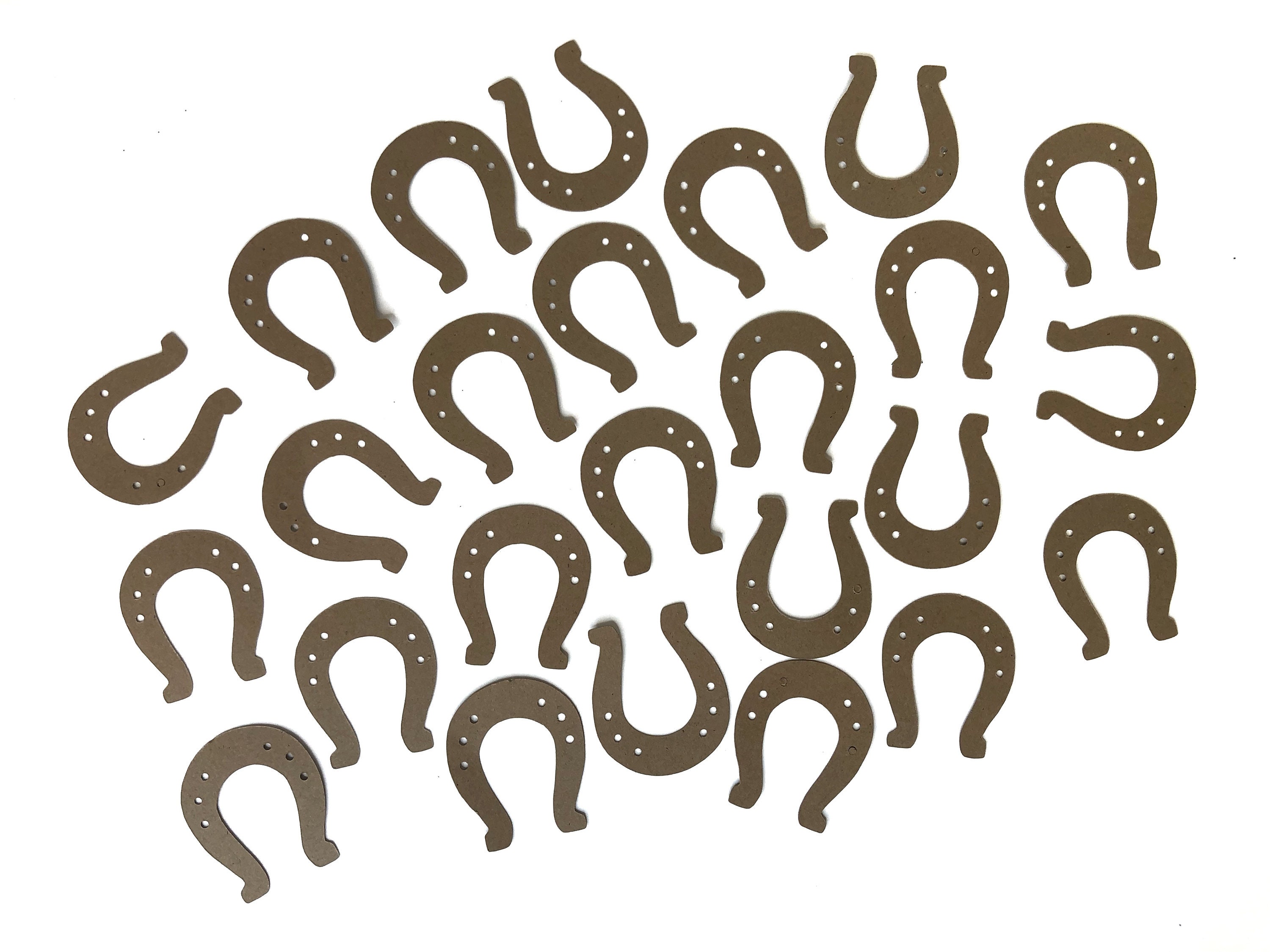 Horseshoe Confetti Horseshoe Horseshoes Texas Party Cowboy Etsy