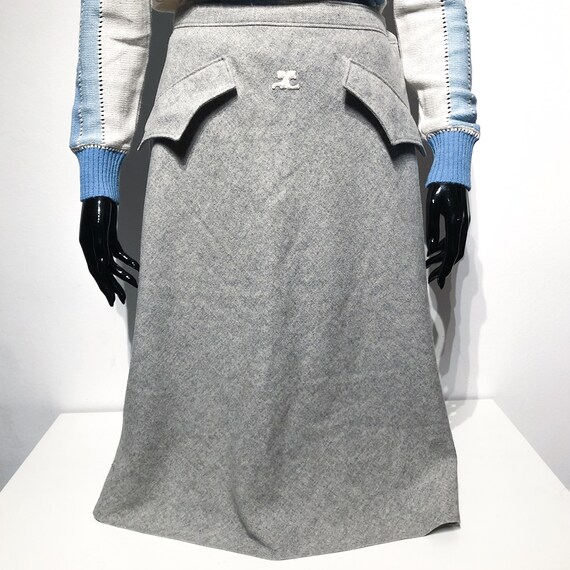 Courrèges 70s vintage skirt