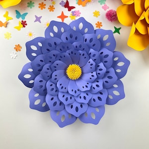 SVG digitale Vorlage, Cricut-Datei, Papierblume, Geschenk für Lehrer, Papiermodell, DIY Frühlingsdekor, Klassenzimmerdekor, Osterhandwerk