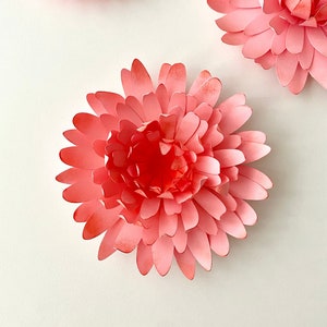 Chrysanthemum Paper Flower Template: DIY Spring Decor (SVG Digital File)