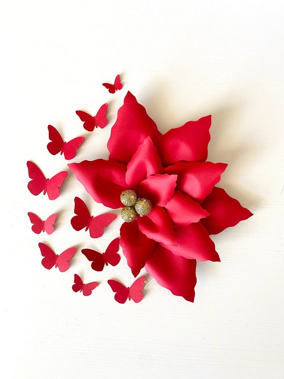Papier-Weihnachtsstern Vorlage: Weihnachtsblume SVG PDF (Digitaler  Download) - Etsy.de