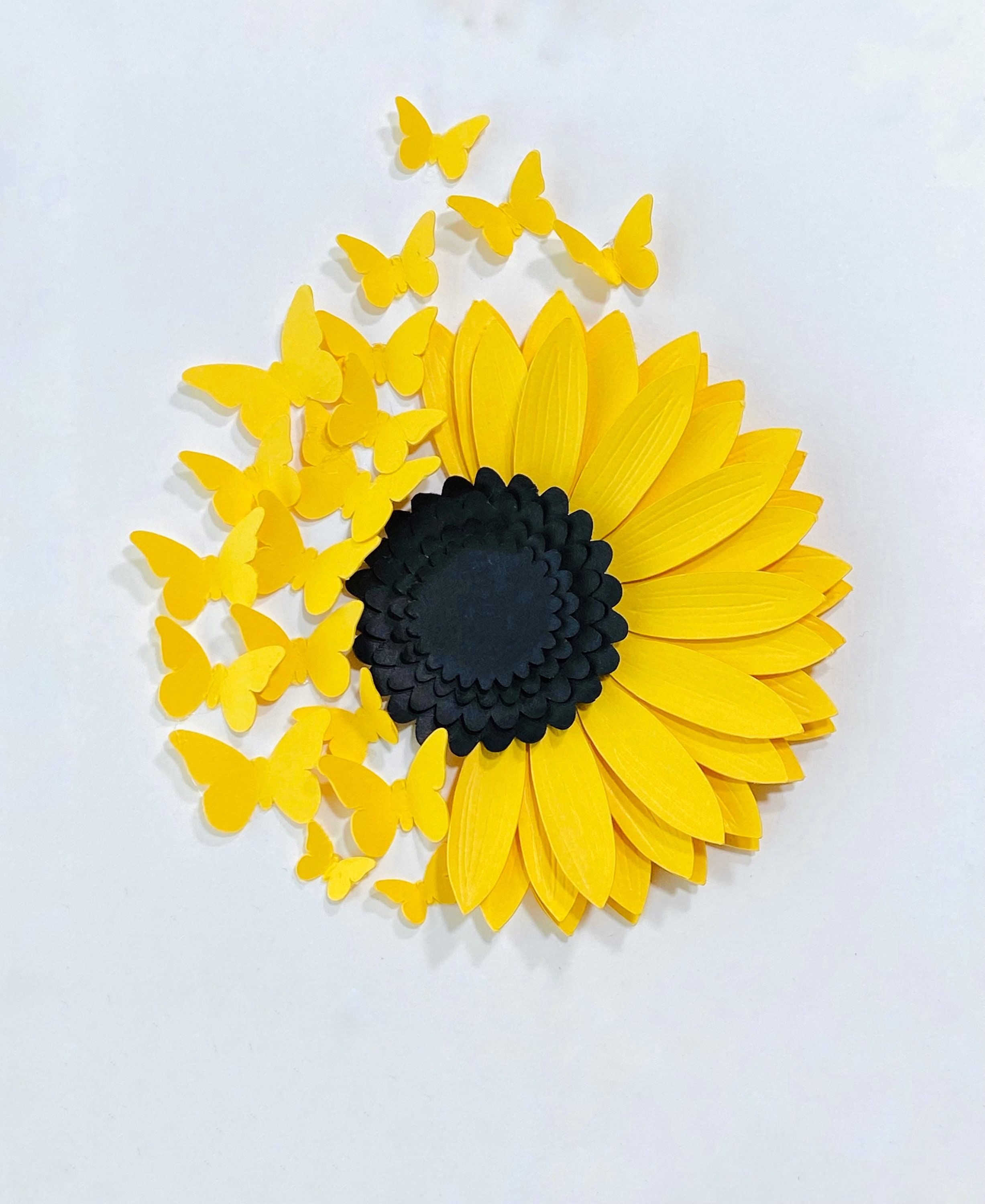 Cartão De Fidelidade Círculos de Letra de Mão de Sunflower Kraft