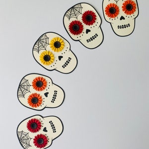 SVG Digital File, Floral Paper Skulls, Día De Los Muertos, Ofrenda ...