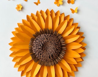 11 Fiori Di Carta Margherite EASY JOY - Decorazione Appendibile Per Matrimoni, Compleanni, Fest - Foto 4