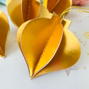 Archivo Digital SVG, Adorno navideño 3D, Manualidades fáciles para niños, Adorno de papel, Decoración navideña, Manualidades de papel DIY, Manualidades navideñas para niños