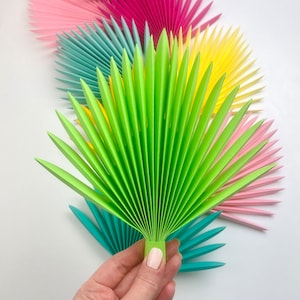 SVG Digitale Vorlage, Palmenblätter, Frühling Dekor, Blumen Hintergrund, DIY Kinderzimmer Dekor, Papierblume, Papierkunst, Muttertagsgeschenk, Boho Floral