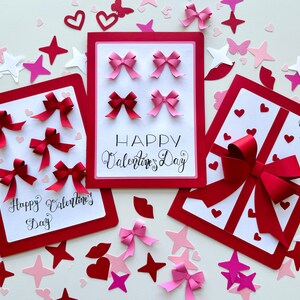 Modèle numérique SVG, nœuds en papier pour carte de voeux fait main, travaux manuels de printemps, travaux de création d'enfants pour enfants, travaux manuels de Noël, cadeau de Saint-Valentin, carte d'anniversaire
