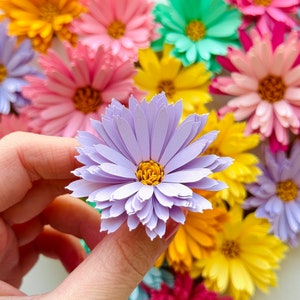 SVG PNG Digital Template, Paper Daisy, Spring Decor, Floral Backdrop, DIY Nursery Decor, Paper Flower, Paper Art, Mother's Day Gift, Floral