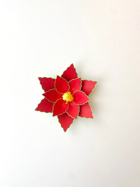 Papier-Weihnachtsstern SVG-Vorlage: DIY-Weihnachtsblumendekor (Digitale  Datei) - Etsy.de