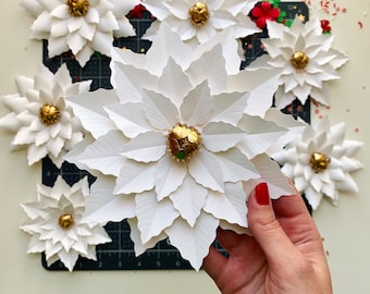 Mini Papier Weihnachtsstern SVG Vorlage: DIY Weihnachtsblume (Digitaler  Download) - Etsy.de