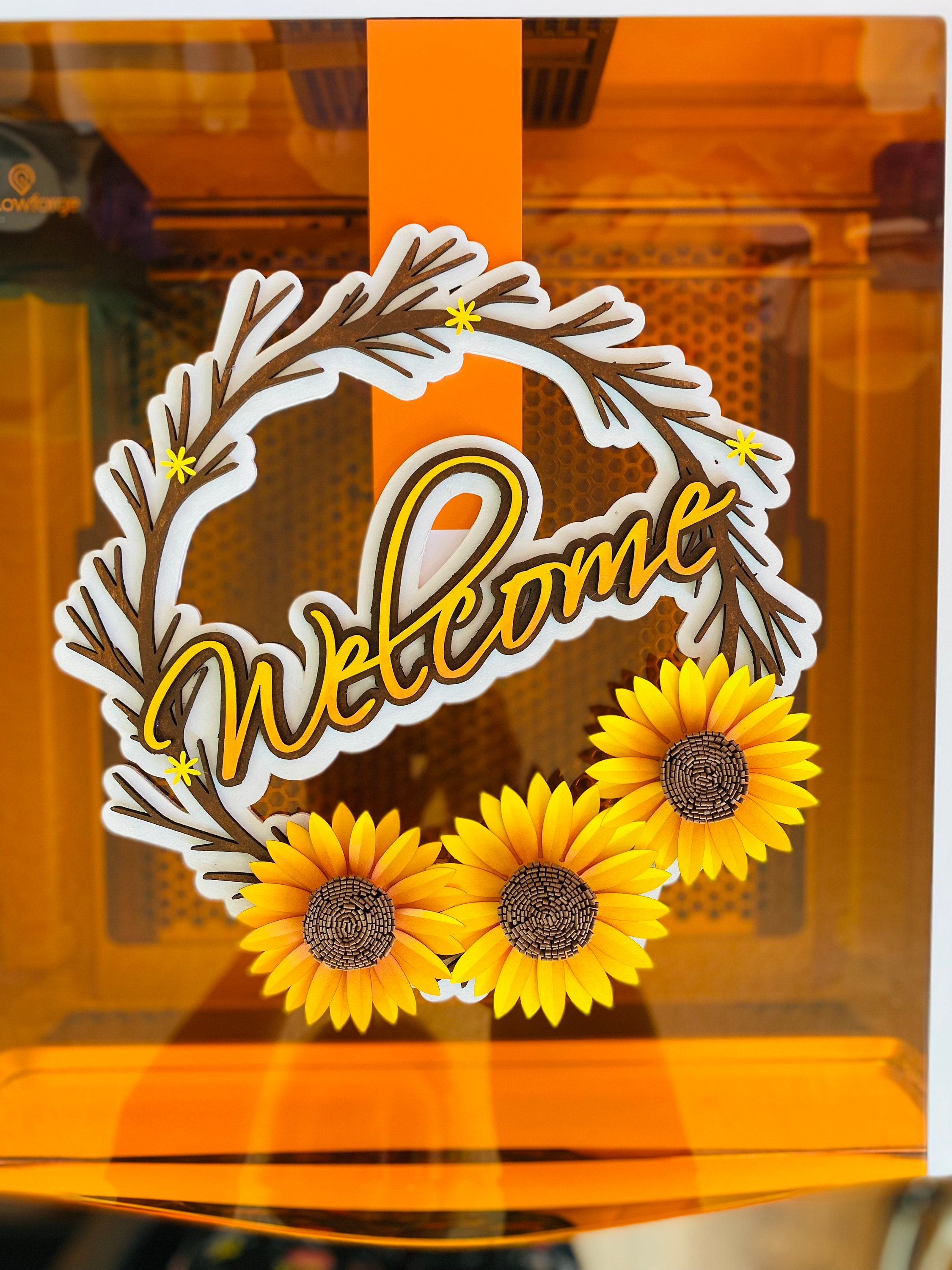 BENBO Sonnenblumen-Ausschnitte – 45 Stück Wandaufkleber Aus Papier Mit Klebepunkten