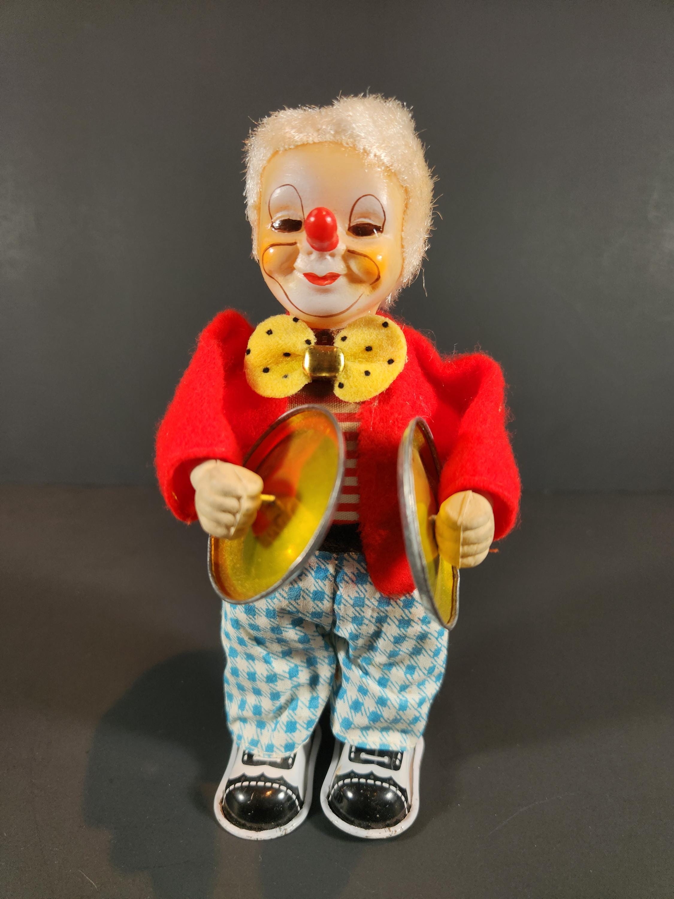 Wind up Music Clown - Etsy