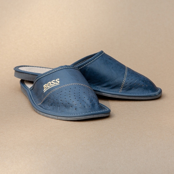 boss mens slippers