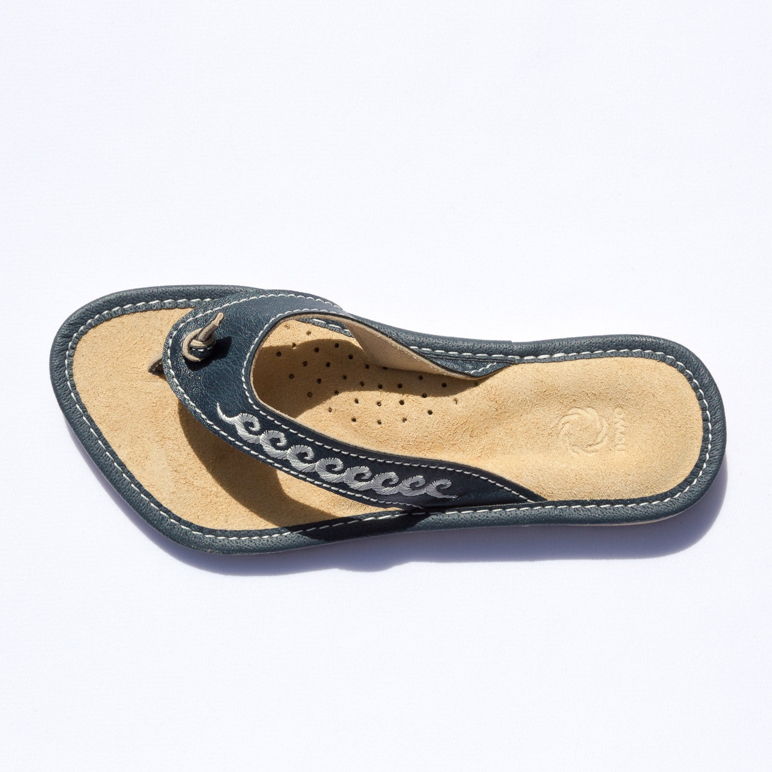 Womens Ladies Beach Summer Flip Flops Natural Leather Shoes | Etsy