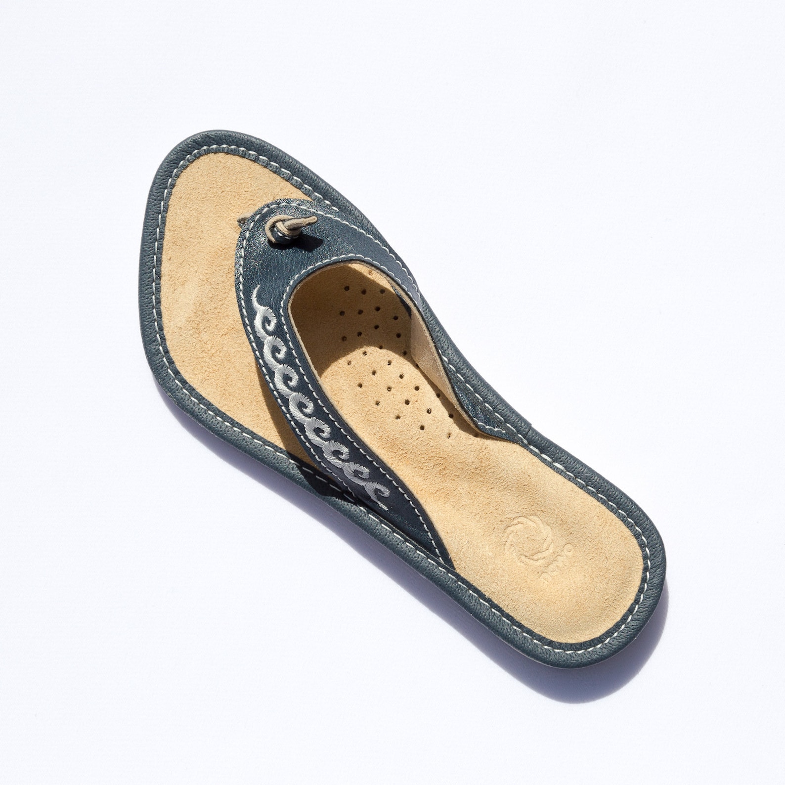 Womens Ladies Beach Summer Flip Flops Natural Leather Shoes | Etsy