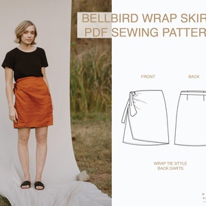 Bellbird Wrap Skirt DIGITAL Pattern