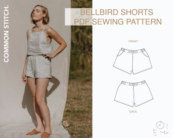 Bellbird Shorts Digital Sewing Pattern 