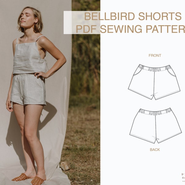 Bellbird Shorts Digital Sewing Pattern