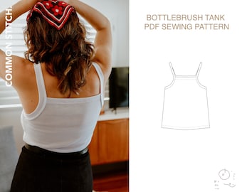 Bottlebrush Tank Digital PDF Sewing Pattern