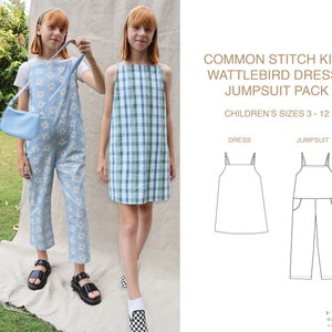 Wattlebird Kids Dress + Jumpsuit DIGITAL Dual Pattern Pack