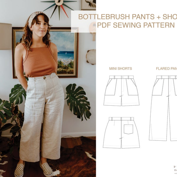 Shorts Pattern - Etsy